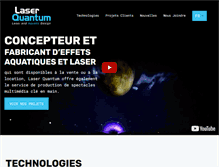 Tablet Screenshot of laser-quantum.com